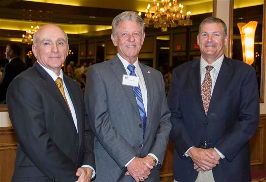 Past Chairmen of the Association (from L to R) Dennis Prosperi (2009-2015), Don McKinney (2002-2009), and Chuck Nichols (1994-2002)